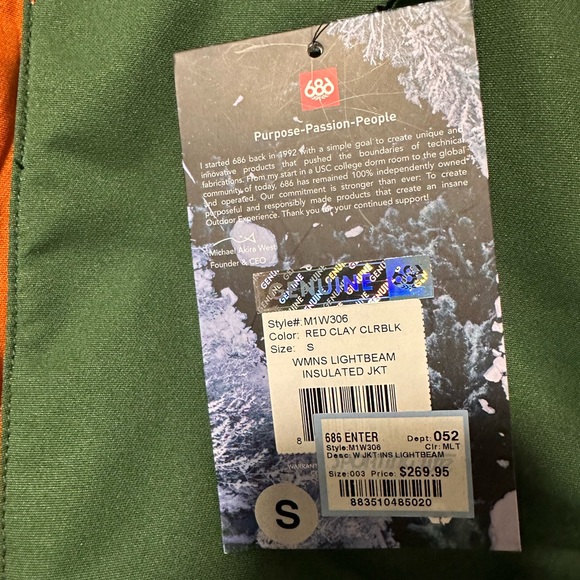 686 snow jacket - Picture 9 of 11